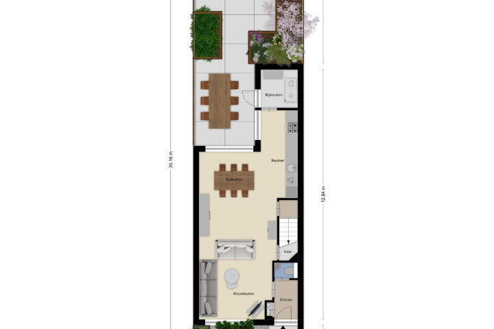 Plattegrond – Enclaveberg 65, Roosendaal