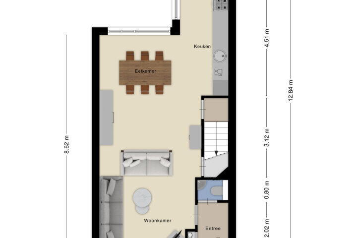 Plattegrond – Enclaveberg 65, Roosendaal