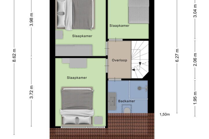 Plattegrond – Enclaveberg 65, Roosendaal