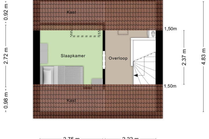 Plattegrond – Enclaveberg 65, Roosendaal
