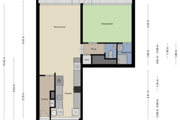 Plattegrond – Engelandlaan 1022, Haarlem