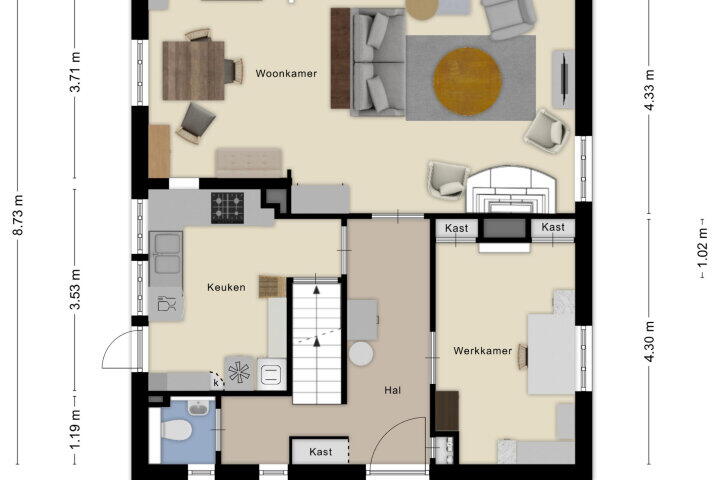 Plattegrond – Engelselaan 1, Roosendaal