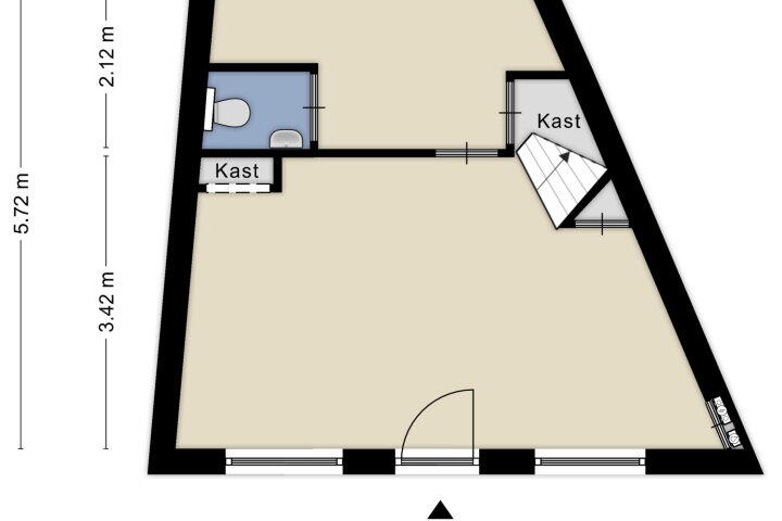 Plattegrond – Engstraat 3, Heusden