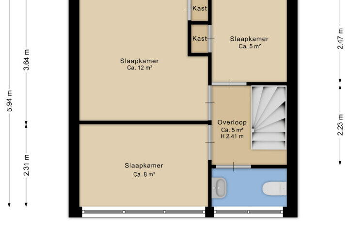 Plattegrond – Epe 8, Assen