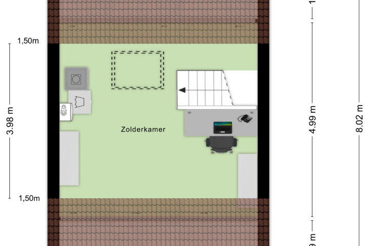 Plattegrond – Espenberg 49, Roosendaal