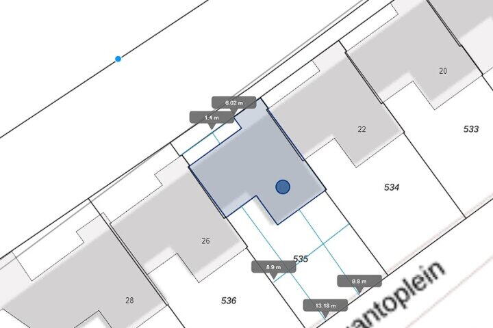 Plattegrond – Esperantoplein 24, Ransdaal