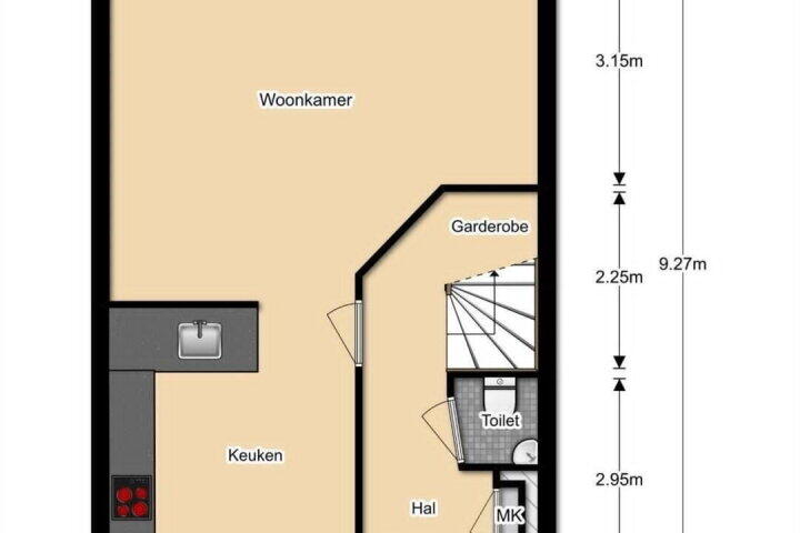 Plattegrond – Esrand 24, Vriezenveen