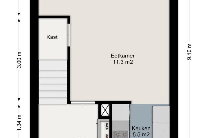 Plattegrond – Esrand 64, Vriezenveen