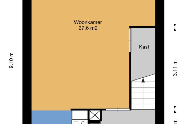 Plattegrond – Esrand 66, Vriezenveen