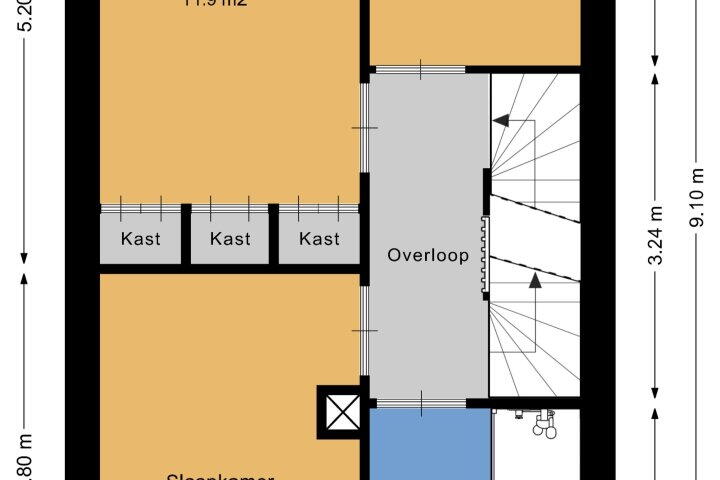Plattegrond – Esrand 66, Vriezenveen