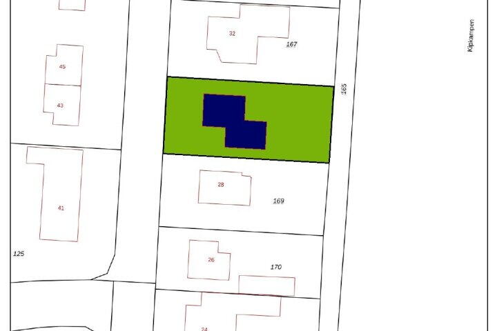 Plattegrond – Esweg 30, Peize