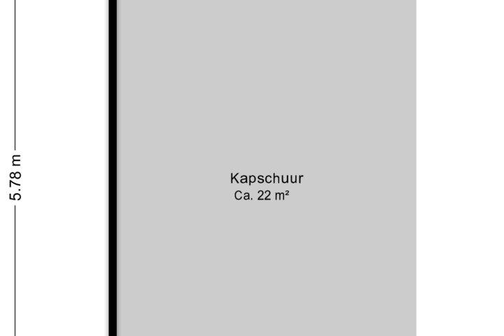 Plattegrond – Esweg 58, Beilen