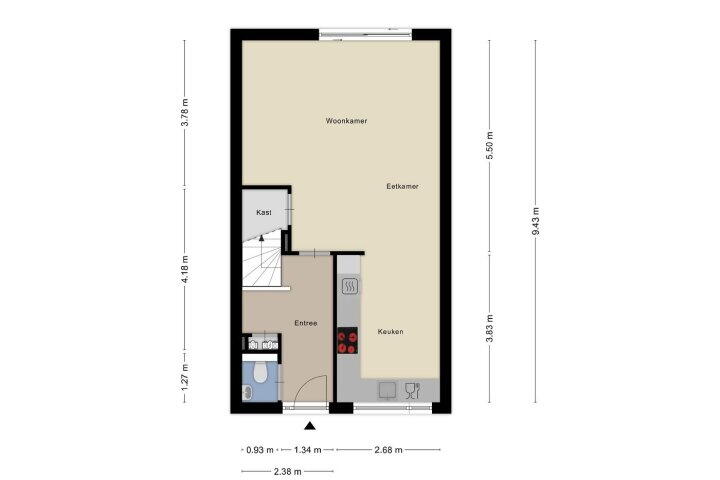Plattegrond – Ethekwini 56, Amsterdam