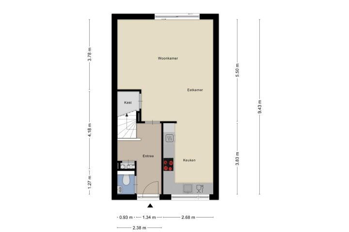 Plattegrond – Ethekwini 56, Amsterdam