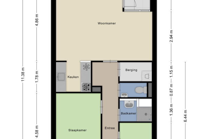 Plattegrond – Europaplein 11, Wijchen