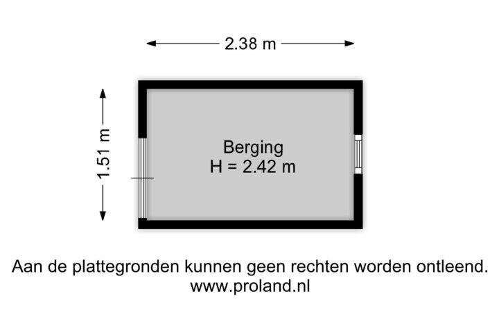 Plattegrond – Evenaar 99, Alphen aan den Rijn