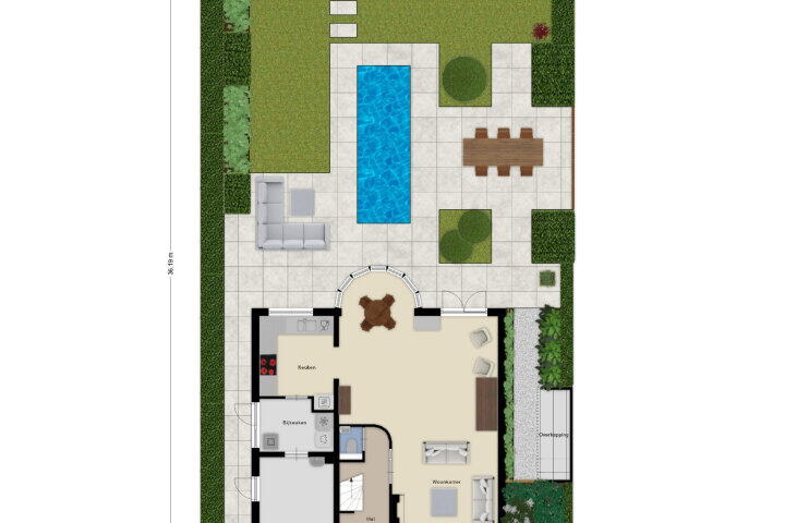 Plattegrond – Fagotberg 8, Roosendaal