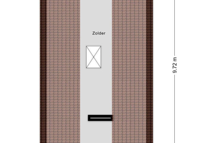 Plattegrond – Fagotberg 8, Roosendaal