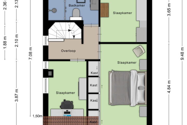 Plan – Faunaberg 17, Roosendaal