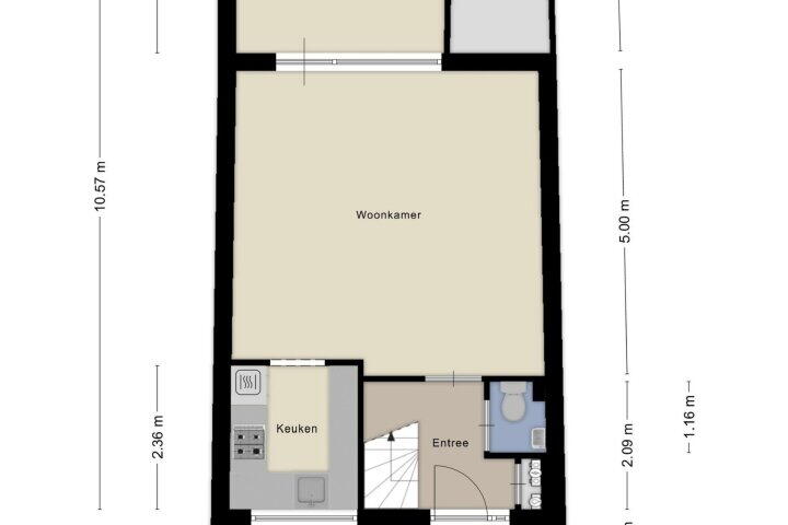 Plattegrond – Fazantenstraat 16, Maastricht