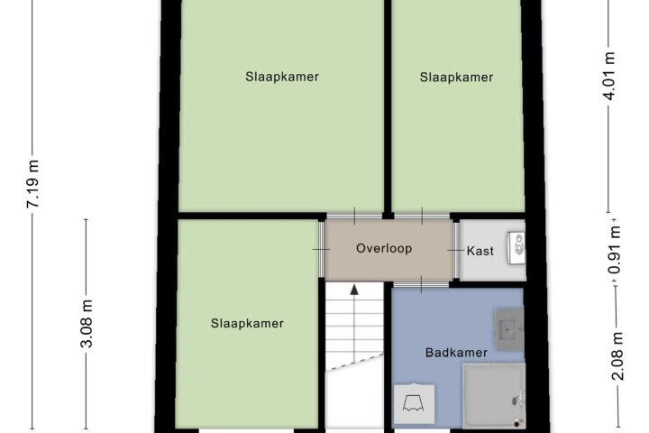 Plattegrond – Fazantenstraat 16, Maastricht
