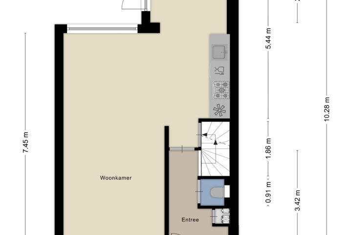 Plattegrond – Fazantstraat 52, Wijchen