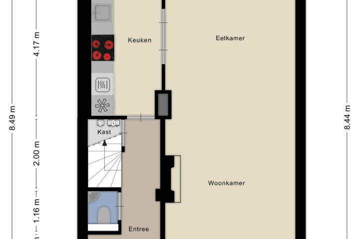 Plattegrond – Fazantstraat 9, Wijchen
