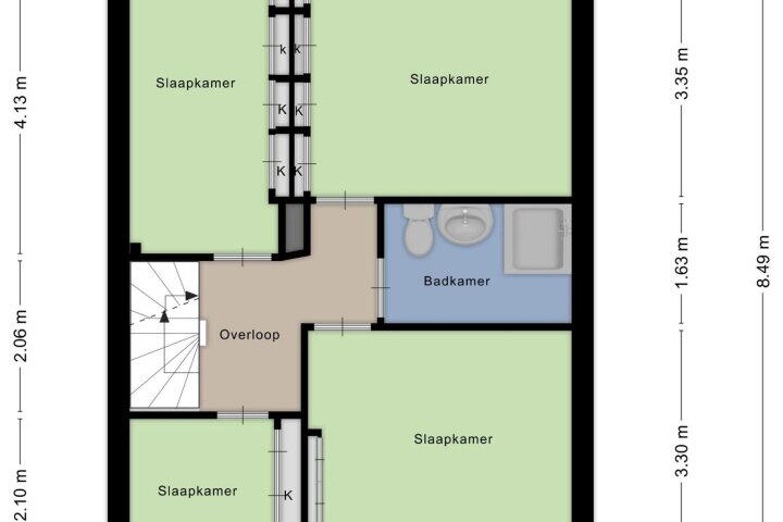 Plattegrond – Fazantstraat 9, Wijchen