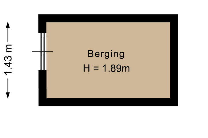 Plattegrond – Fazantweg 5, Havelte