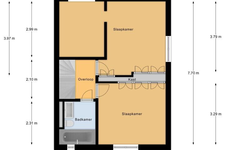 Plattegrond – Fideliolaan 1, Amstelveen