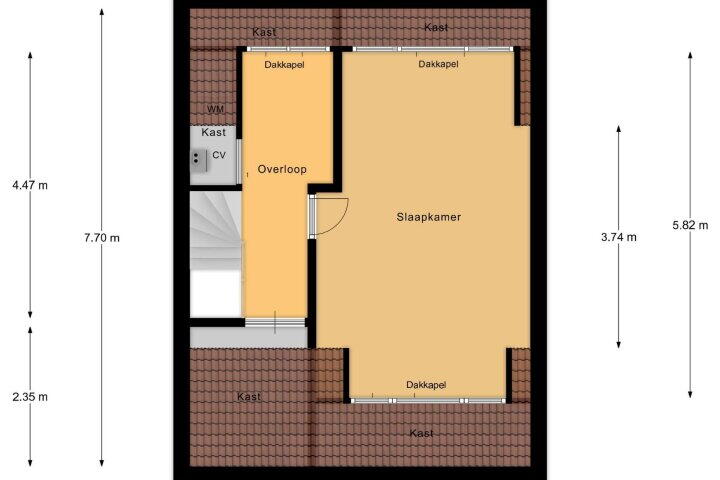 Plattegrond – Fideliolaan 1, Amstelveen