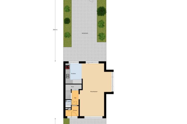 Plattegrond – Fideliolaan 1, Amstelveen