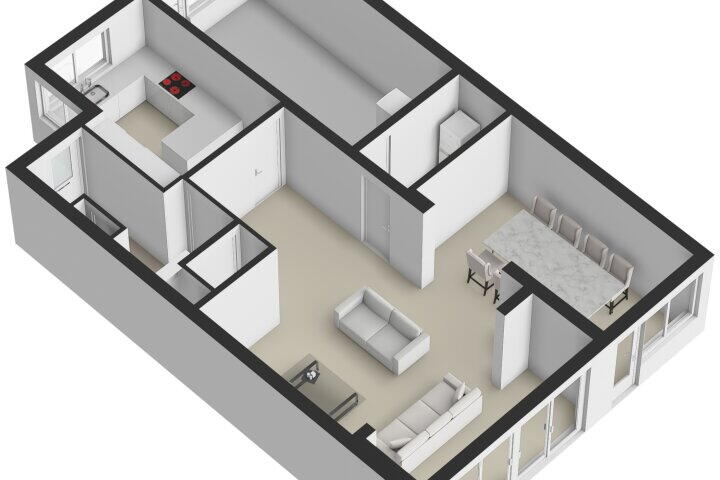 Plattegrond – Fien de la Mardreef 32, Arnhem