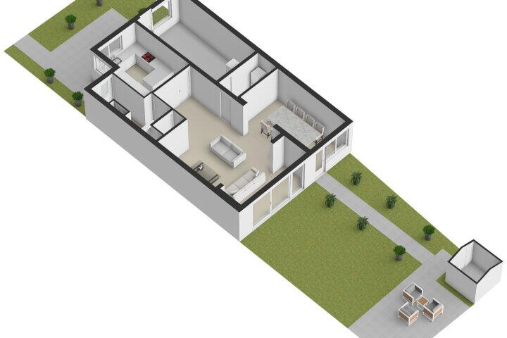 Plattegrond – Fien de la Mardreef 32, Arnhem