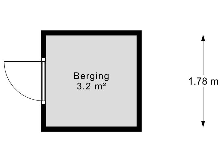 Plattegrond – Fien de la Mardreef 32, Arnhem