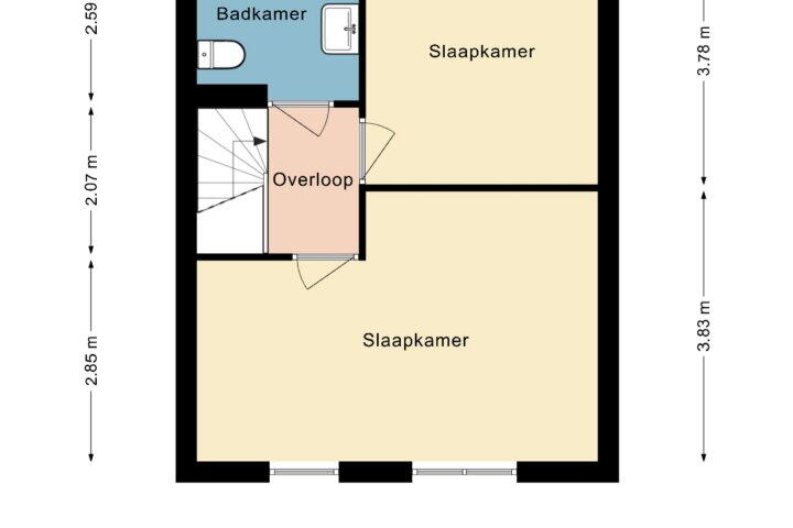 Plattegrond – Finefrau 71, Kerkrade