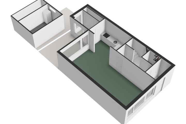 Plattegrond – Flakkeestraat 24, Amstelveen