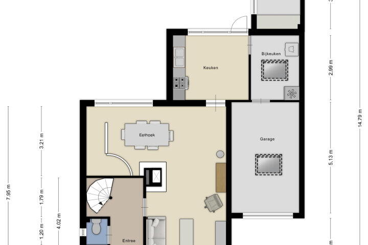 Plattegrond – Flamingostraat 11, Nispen