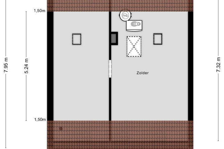 Plattegrond – Flamingostraat 11, Nispen