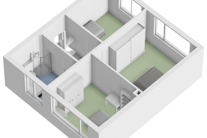 Plattegrond – Flamingostraat 15, Nispen