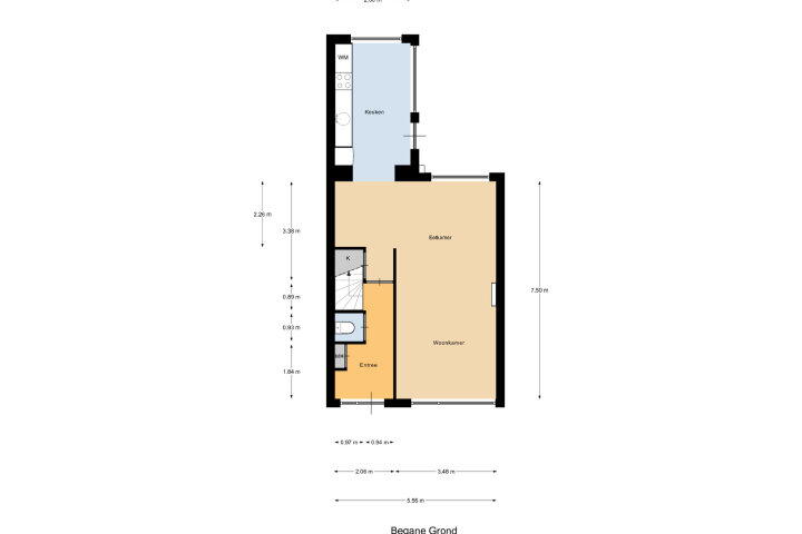 Plattegrond – Flamingostraat 18, Wijchen