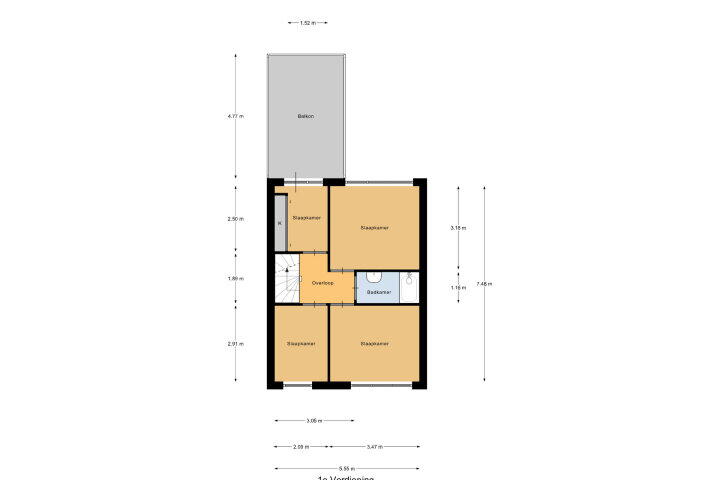 Plattegrond – Flamingostraat 18, Wijchen