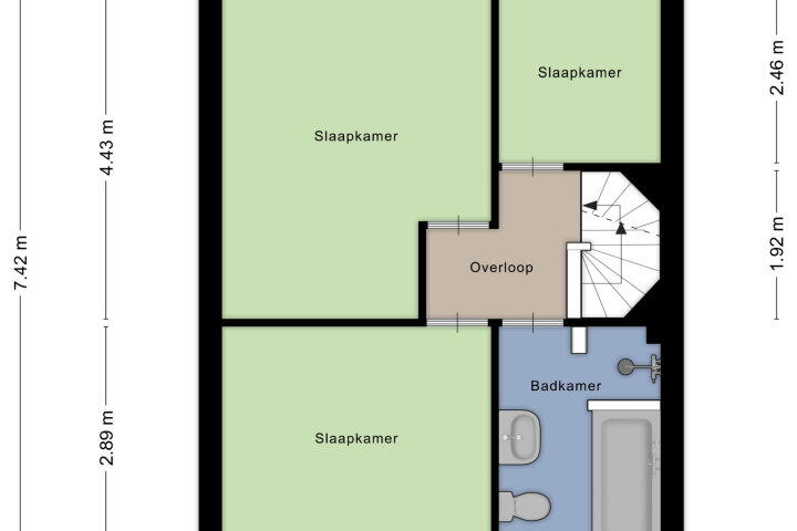 Plattegrond – Flamingostraat 21, Wijchen