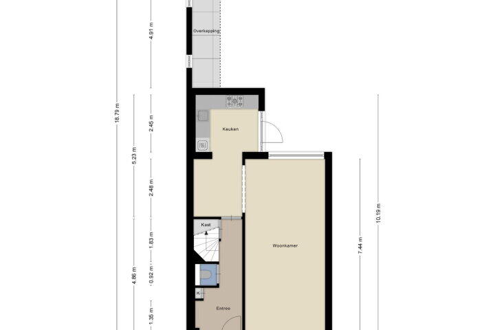 Plattegrond – Flamingostraat 22, Wijchen