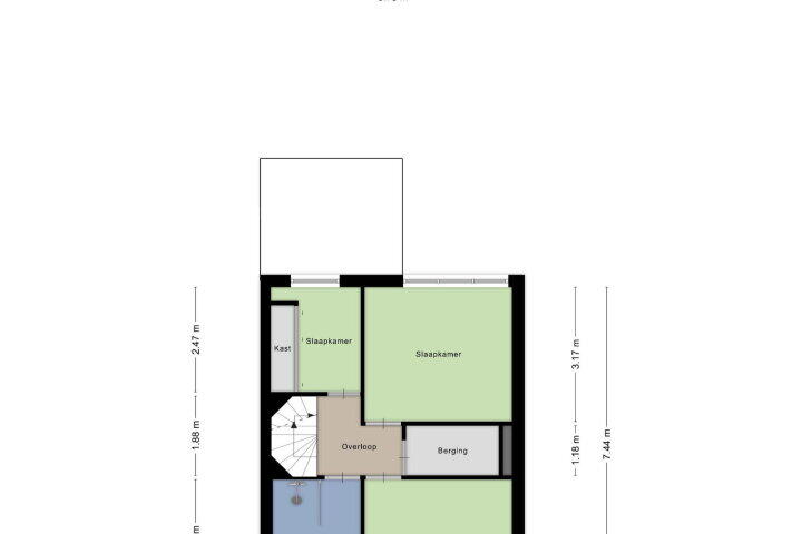 Plattegrond – Flamingostraat 22, Wijchen