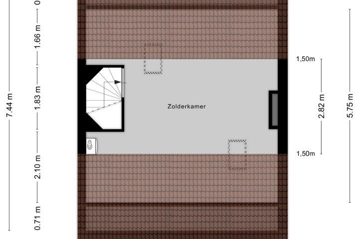 Plattegrond – Flamingostraat 22, Wijchen