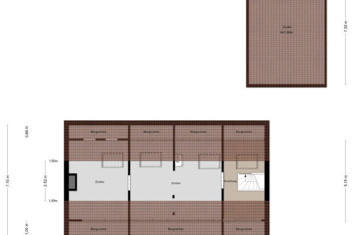 Plattegrond – Flamingostraat 7, Nispen
