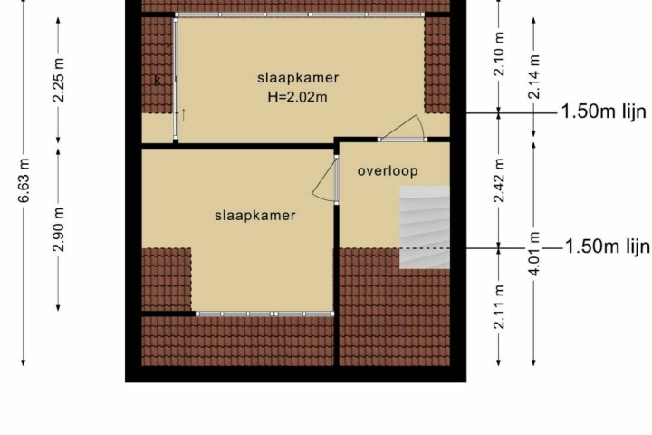 Plattegrond – Fleminghstraat 60, Nijmegen