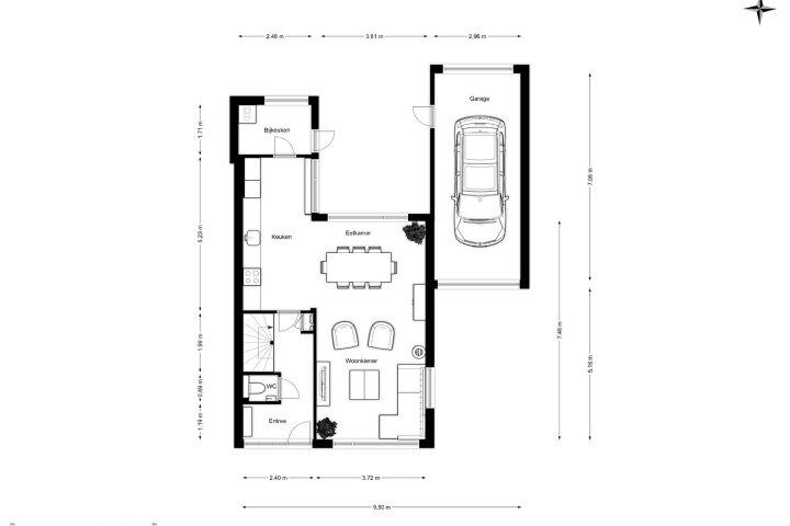 Plattegrond – Flevo 35, Drachten