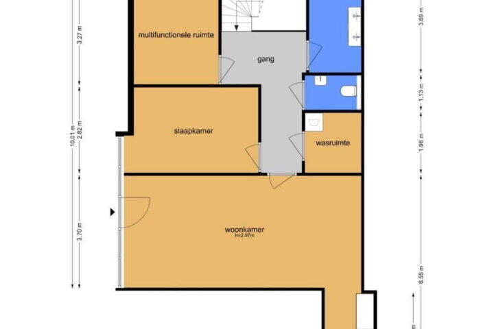 Plattegrond – Florijnhof 55, Lelystad
